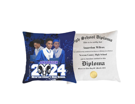 Grad Diploma Pillow